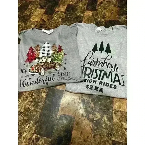 Long Sleeve Christmas T’s - Picture 1 of 8